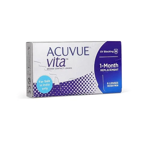 Johnson & Johnson Acuvue Vita Monthly Disposable (6 Lens Pack) - Clear