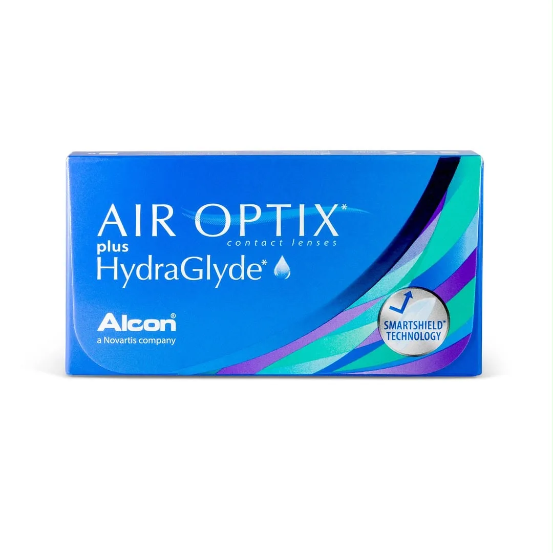 Alcon Air Optix Plus HydraGlyde (Monthly 6 Pack) - Clear