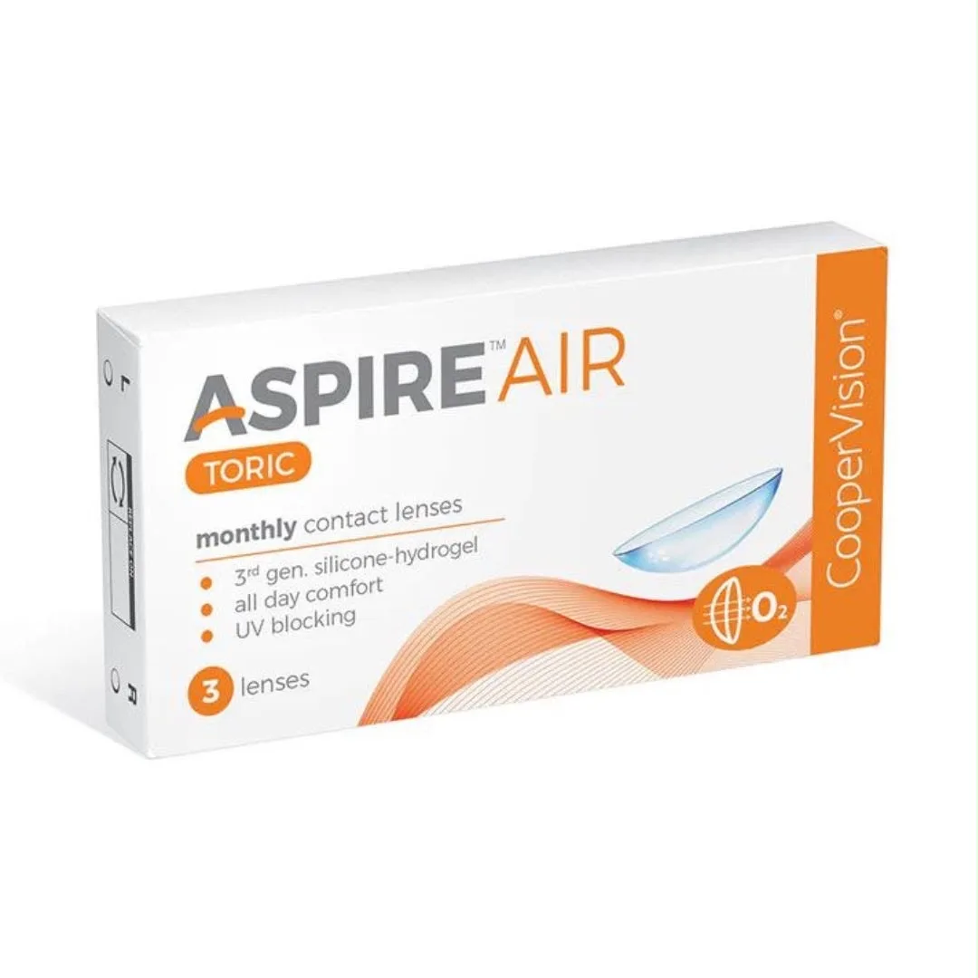 CooperVision Aspire Air Toric for Astigmatism (3 Lens Pack) - Clear
