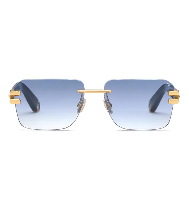Philipp Plein SPP 086M 400 49 - Gold / Blue Gradient