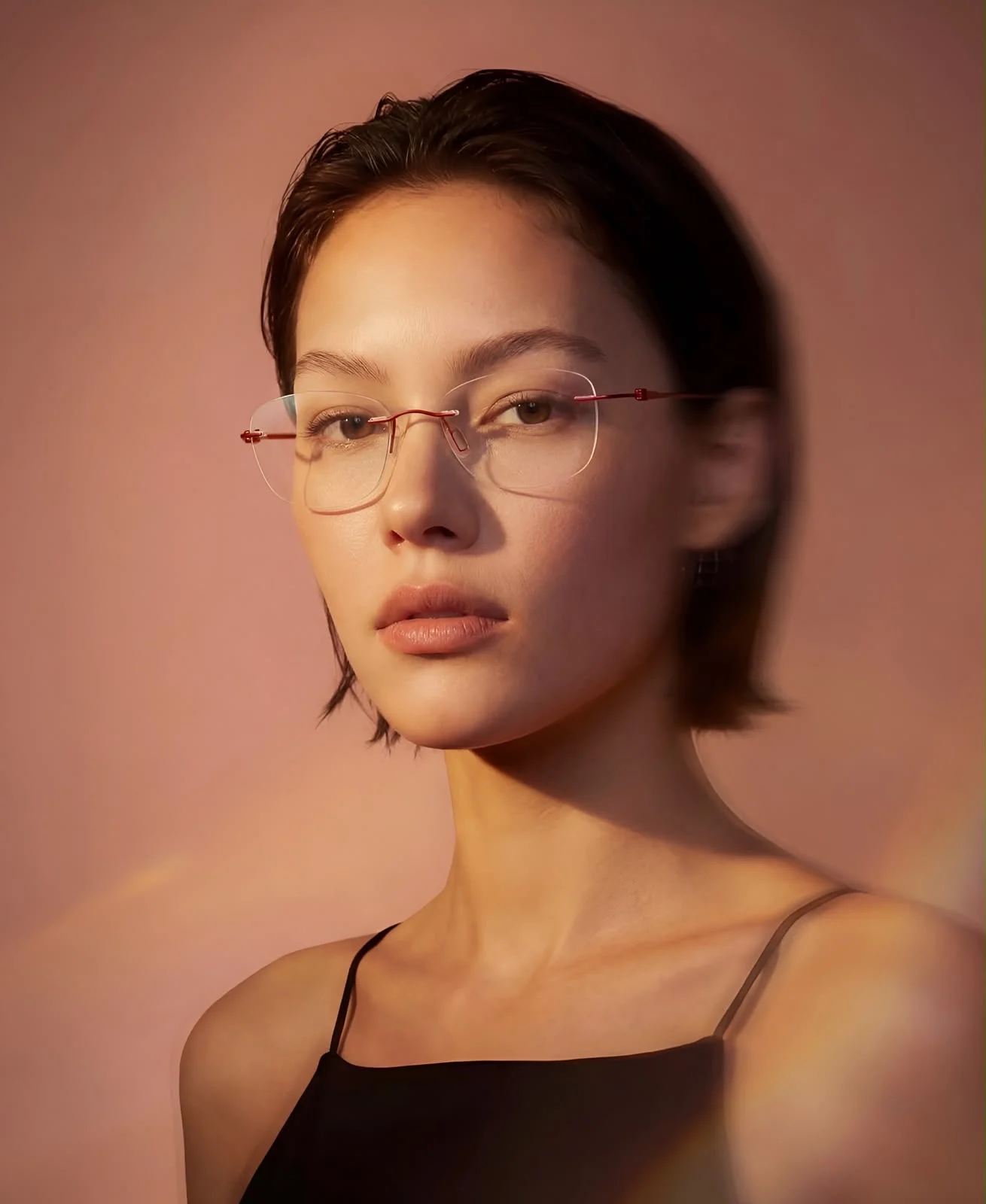 Model wearing Modo eyewear
